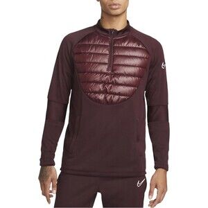 Nike Therma-Fit Academy Winter Warrior Men Long Sleeve Top Burgundy Medium NEW